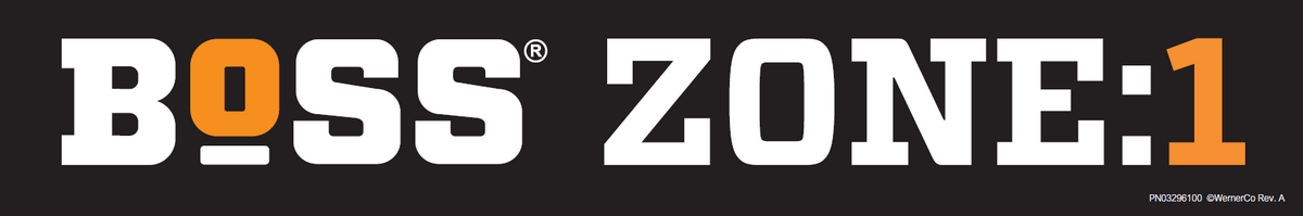 BoSS Zone:1 Deck Label – Werner UK Sales & Distribution Ltd